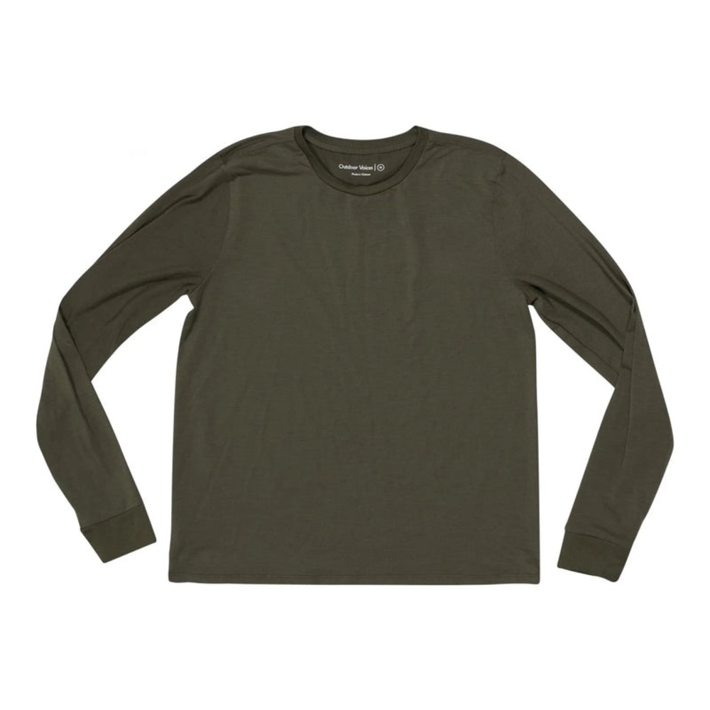 Outdoor Voices Long Sleeve Athletic Tee Women’s XL Olive Green